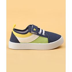 Cute Walk by Babyhug Velcro Closure Solid Casual Shoes - Blue