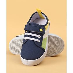 Cute Walk by Babyhug Velcro Closure Solid Casual Shoes - Blue