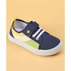 Cute Walk by Babyhug Velcro Closure Solid Casual Shoes - Blue