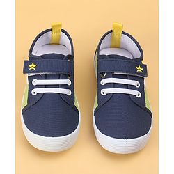 Cute Walk by Babyhug Velcro Closure Solid Casual Shoes - Blue