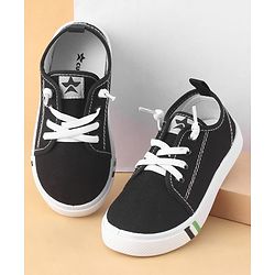 Cute Walk by Babyhug Lace Up Solid Casual Shoes - Black