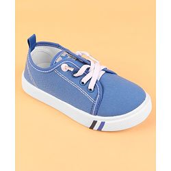 Cute Walk by Babyhug Lace Up Solid Casual Shoes - Black