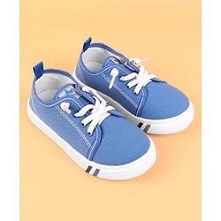 Cute Walk by Babyhug Lace Up Solid Casual Shoes - Black