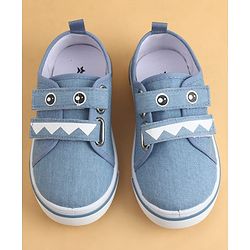Cute Walk by Babyhug Velcro Closure Printed Casual Shoes - Blue
