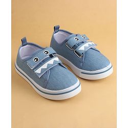 Cute Walk by Babyhug Velcro Closure Printed Casual Shoes - Blue
