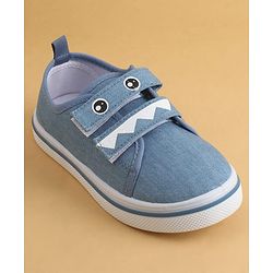 Cute Walk by Babyhug Velcro Closure Printed Casual Shoes - Blue
