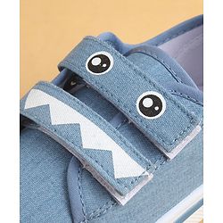 Cute Walk by Babyhug Velcro Closure Printed Casual Shoes - Blue