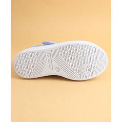 Cute Walk by Babyhug Velcro Closure Casual Shoes with Floral Print - Blue
