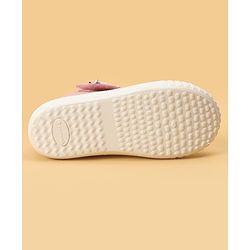 Cute Walk by Babyhug Velcro Closure Casual Shoes With Lace Detailing - Pink