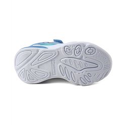 Cute Walk by Babyhug Velcro Closure Sneaker With Space Rocket Applique - Grey