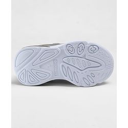 Cute Walk by Babyhug Velcro Closure Solid Sneakers - Grey
