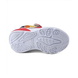 Cute Walk by Babyhug Velcro Closure Sneaker With Fox Applique - Red