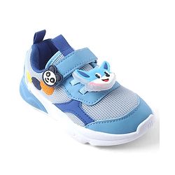 Cute Walk by Babyhug Velcro Closure Sneaker With Fox Applique - Red