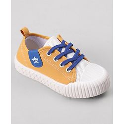 Cute Walk by Babyhug Lace Up Solid Casual Shoes - Dark Green