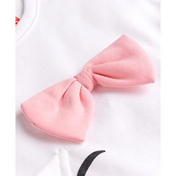 Babyhug Disney 100% Cotton Knit Half Sleeves Rompers With Minnie Mouse Graphic Pack Of 2 - Multicolor