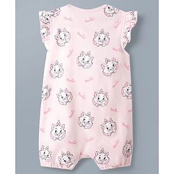 Babyhug Disney 100% Cotton Knit Half Sleeves Rompers With Minnie Mouse Graphic Pack Of 2 - Multicolor