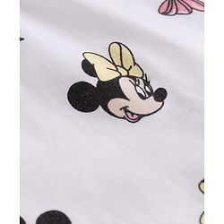 Babyhug Disney Interlock Knit Full Length Diaper Leggings with Minnie Mouse Graphics Pack of 2 - Multicolor