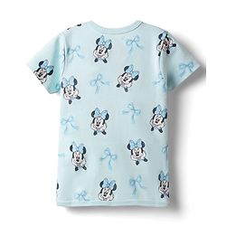 Babyhug Interlock Knit Half Sleeves Jhablas with Minnie Mouse Graphics Pack of  2- Sky &  Peach