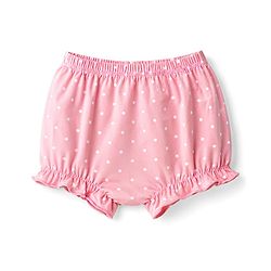 Babyhug 100% Cotton Single Jersey Knit Bear & Pola Dot Printed Bllomers Pack Of 3 - Multicolour