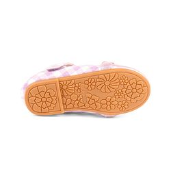 Cute Walk by Babyhug Velcro Closure Ballerina With Butterfly Applique & Pearl Embellishment - Pink