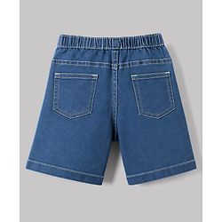 Babyhug Cotton Woven Half Sleeves Shirt & Shorts Set with Nautical Theme Print - Blue & White