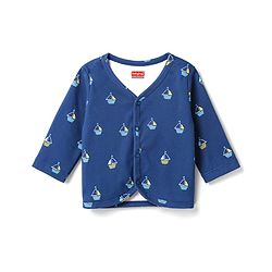 Babyhug 100% Cotton Interlock Knit Full Sleeves Nautical Them Printed Jhablas Pack Of 3 - Multicolour