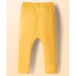Babyhug Disney Interlock Knit Full Length Diaper Leggings with Marie Graphics Pack of 3 - Red Yellow & White