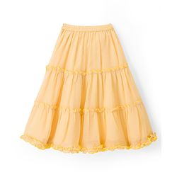 Babyhug Woven Sleeveless Embroidered Choli Lahenga Set With Dupatta - Yellow