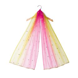 Babyhug Woven Frill Sleeves Georgett Embroidered & Sequinned Lehenga Choli & Dupatta Set- Lime Green
