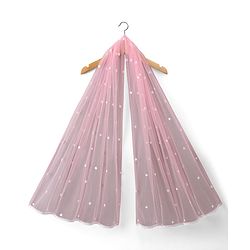 Babyhug Net Woven Sleeveless Choli Lehenga Set with Sequin Detailing & Dupatta - Pink