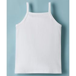 Babyhug Disney 100% Cotton Knit Sleeveless Slip With Disney Character Graphic Pack Of 2 - White