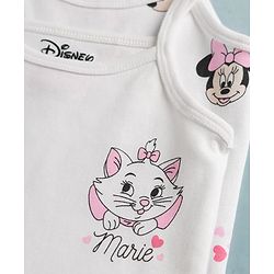 Babyhug Disney 100% Cotton Knit Sleeveless Slip With Disney Character Graphic Pack Of 2 - White
