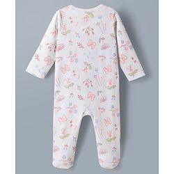 Babyhug Disney Interlock Knit Full Sleeves Footed Sleepsuit with Disney Character Print Pack of 2 - Multicolour