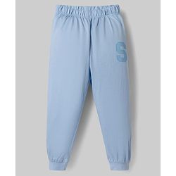 Babyhug Disney Single Jersey Knit Full Sleeves T-Shirt & Pyjama Night Suit with Stitch Graphics - White