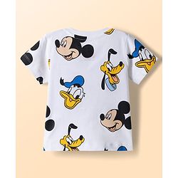 Babyhug Disney Single Jersey Knit Half Sleeves T-Shirt With Mickey Mouse Graphics Pack of 2 - Multicolor
