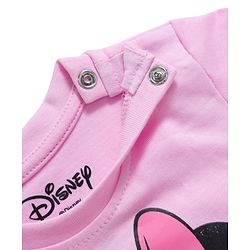 Babyhug Disney Cotton Knit T-Shirts Half Sleeve with Minnie and Friends Graphic Multi Color 3-6 Months Pack of 2