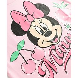 Babyhug Disney Cotton Knit T-Shirts Half Sleeve with Minnie and Friends Graphic Multi Color 3-6 Months Pack of 2