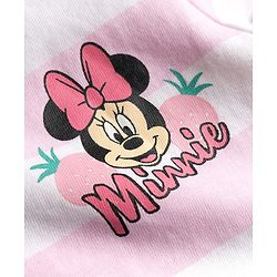 Babyhug Disney Cotton Knit T-Shirts with Minnie and Friends Graphic Half Sleeves Round Neck Multi Color 3-6 Months Pack of 2