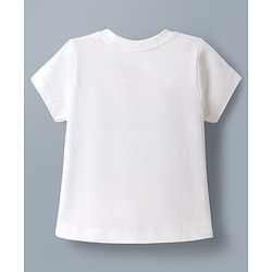 Babyhug Disney Cotton Knit T-Shirts with Minnie and Friends Graphic Half Sleeves Round Neck Multi Color 3-6 Months Pack of 2