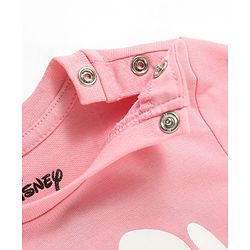 Babyhug Disney Single Jersey Knit Full Sleeves T-Shirt & Joggers Night Suit With Winnie The Pooh Graphics - Pink