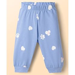 Babyhug Disney Single Jersey Knit Full Sleeves T-Shirt & Pyjama Night Suit With Minnie Mouse Graphic - White