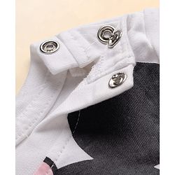 Babyhug Disney Single Jersey Knit Full Sleeves T-Shirt & Pyjama Night Suit With Minnie Mouse Graphic - White