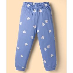 Babyhug Disney Single Jersey Knit Full Sleeves T-Shirt & Pyjama Night Suit With Minnie Mouse Graphic - White