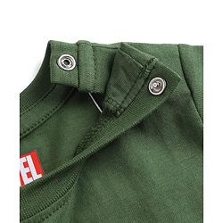Babyhug Marvel Single Jersey Knit Half Sleeves T-Shirt with Spider Man Graphics - Green