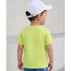 Babyhug Marvel Cotton Knit T-Shirt with Spider-Man Graphic Half Sleeves Round Neck Limegreen 6-9 Months