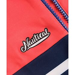Babyhug Water Repellent Full  Raglan Sleeves Legged Swimsuit - Navy