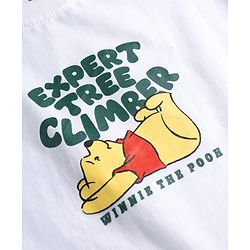 Babyhug Disney Cotton Knit Half Sleeve T-Shirts with Winnie the Pooh Graphics Pack of 2 - White & Yellow