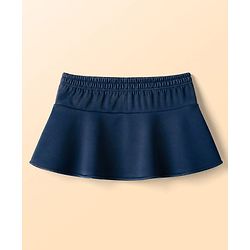 Babyhug Water Repellent Sleeveless Two Piece Striped Swimsuit - Navy