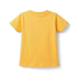 Babyhug 100% Cotton Knit Half Sleeves Sea Life Printed & Striped T-Shirt & Shorts Night Suit - Orange