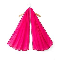 Babyhug 100% Cotton Cambric Woven Sleeveless Floral Printed Choli & Lehenga Set With Dupatta - Mustard
